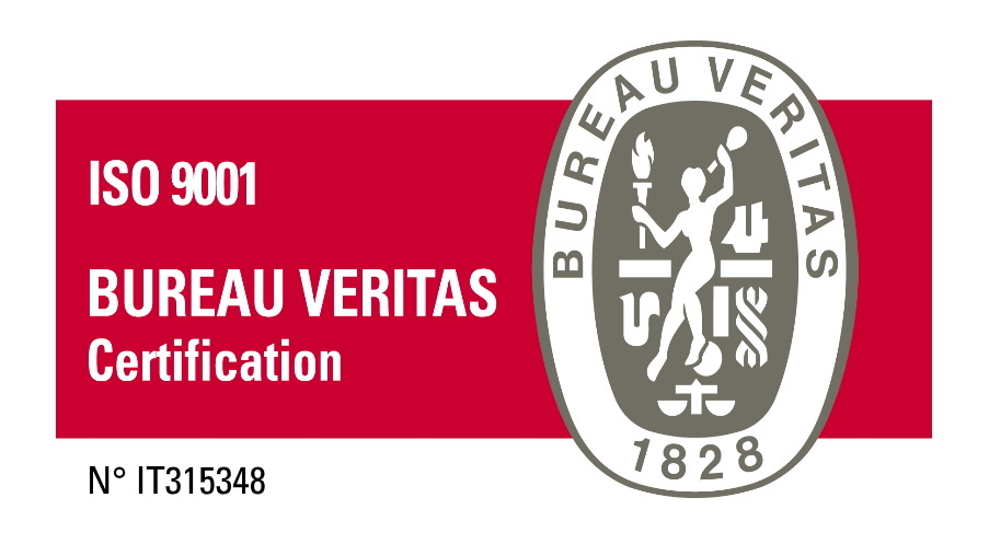 Certificato Bureau Veritas ISO9001 NÂ° IT315348